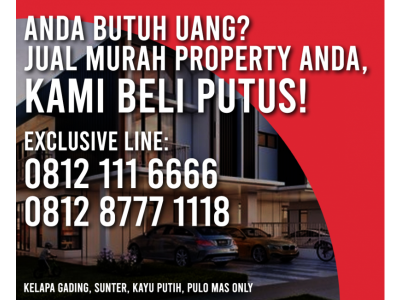 Rumah Hook Semi Furnished Gading Grande Kelapa Gading, Jakarta Utara
