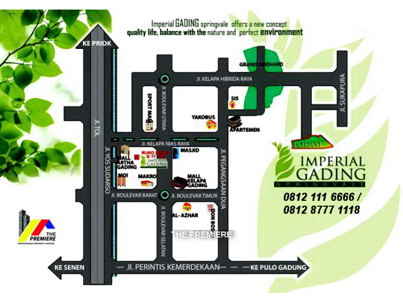 Kavling / Tanah Imperial Gading Kelapa Gading, Jakarta Utara (Blok G)