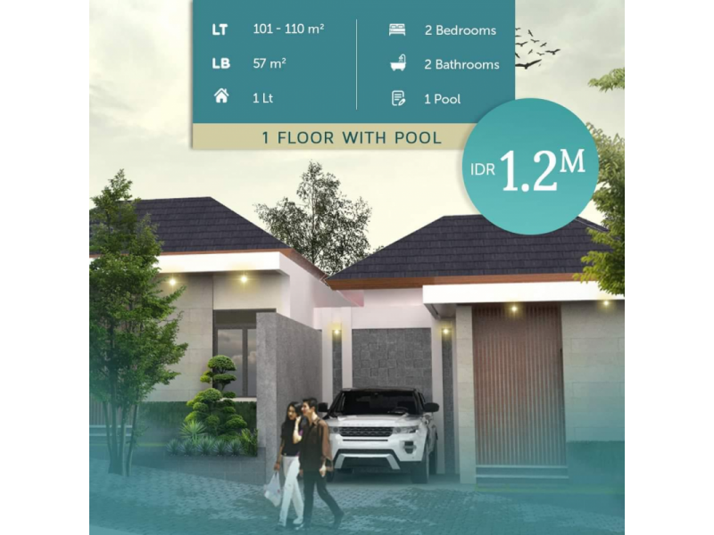 Miliki Felgio Villa Ungasan, Jimbaran, Bali, with PRIVATE POOL hanya 1.2M