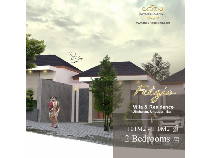 Miliki Felgio Villa Ungasan, Jimbaran, Bali, with PRIVATE POOL hanya 1.2M